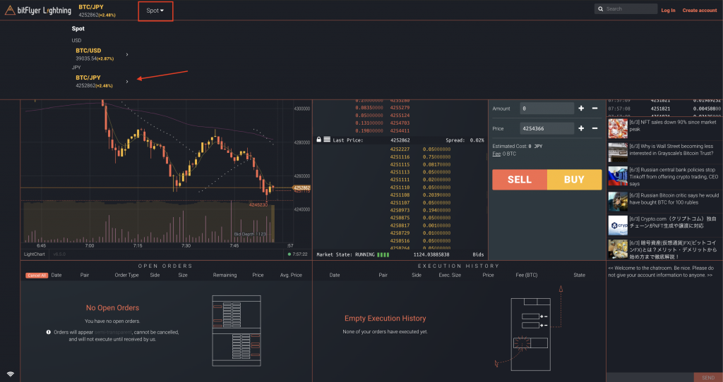 bitflyer btc jpy